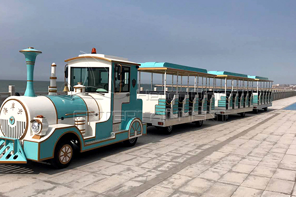 Locomotive Park Trackless Train Small Rides with Vintage Appearance for Resorts and Squares