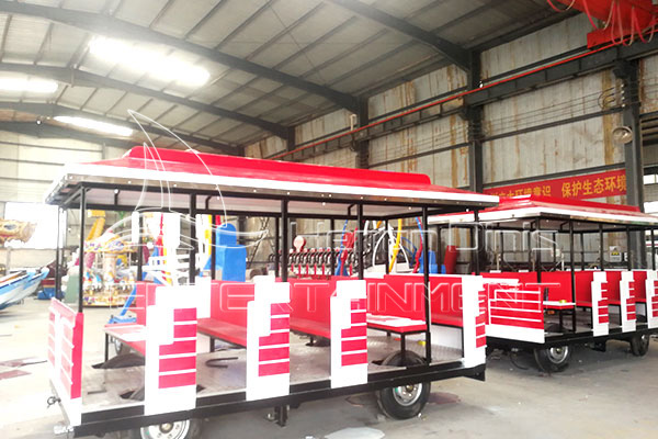Red Electric Trackless Train for Sale