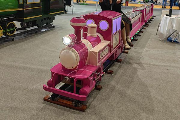 Pink Ride-on Track Train ride