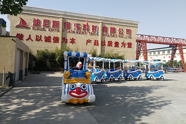 Kiddie Train for Sale for Party Trackless Clown Train Ride