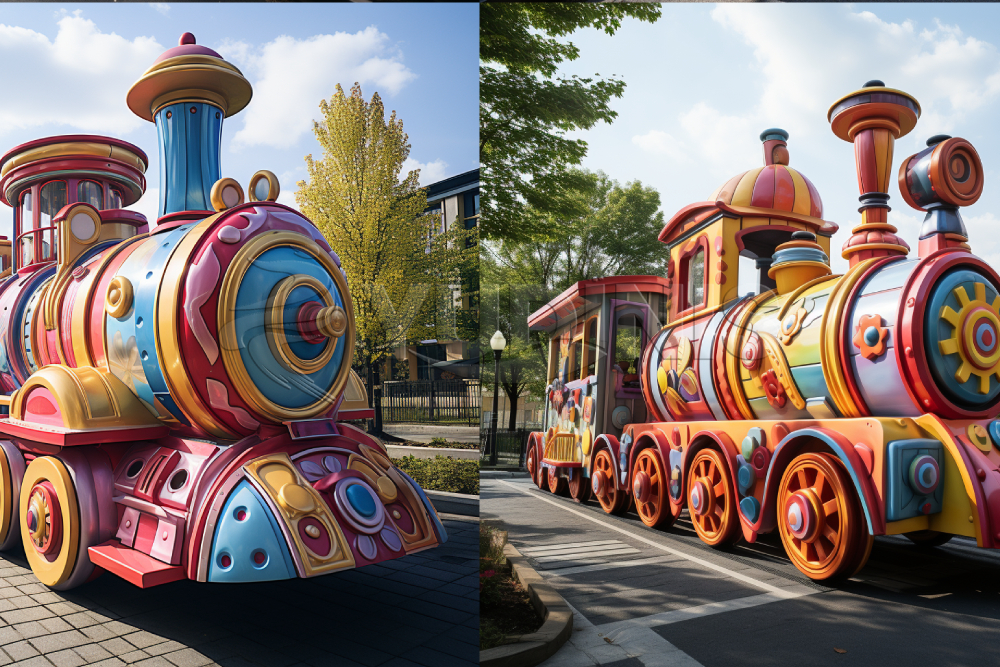 Small Trackless Train